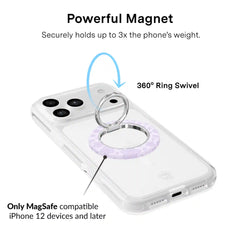 Lavender Cherry Blossom MagSafe Grip Ring
