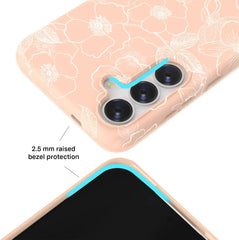 Peach Blossom Floral Samsung Case