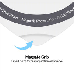 White Heart MagSafe MightyGrip