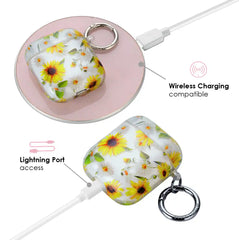 Sunflower Daisy Airpods Case