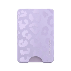 Lilac Leopard MagSafe Wallet