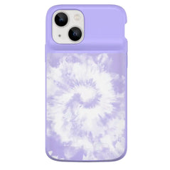 Purple Tie Dye iPhone Charging Case