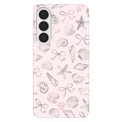 Pink Coastal Seashells Samsung Case